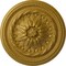 Ekena Millwork Wigan Ceiling Medallion, Hand-Painted Pharaohs Gold, 16"OD x 2 1/4"P CM16WGPGS - alternate 1